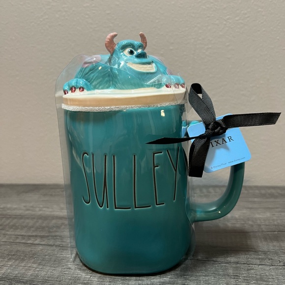 Rae Dunn monster sulley mug, ceramic sulley jar with lid - Picture 2 of 5